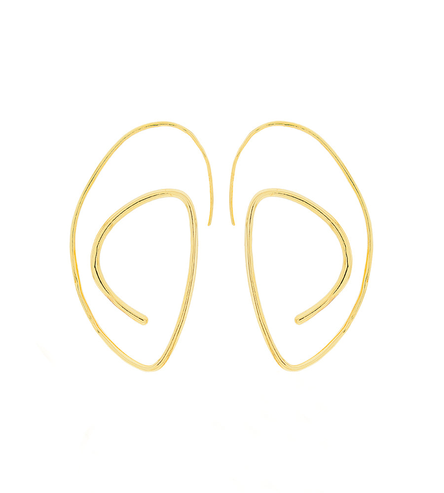 Espiral earring gold