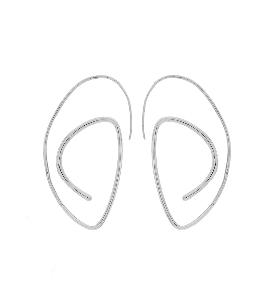 Espiral earring silver