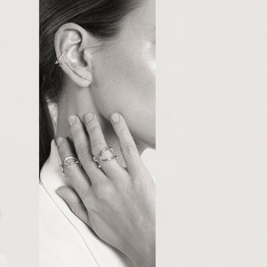 Polar earring diamonds ruthenium